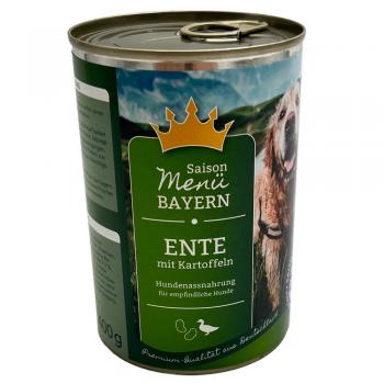 Hundefutter MENÜ Ente mit Kartoffeln