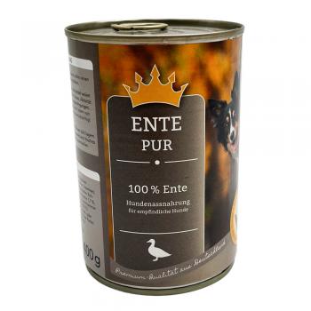 Hundefutter Ente PUR