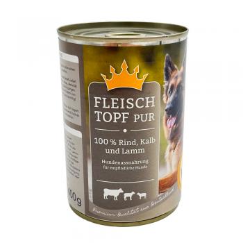 Hundefutter Fleischtopf PUR