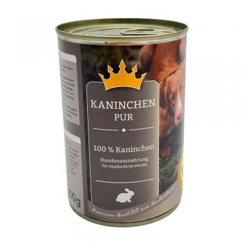 Hundefutter Kaninchen PUR